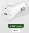 25 Watt USB Typ C Auto-Netzteil Just Green