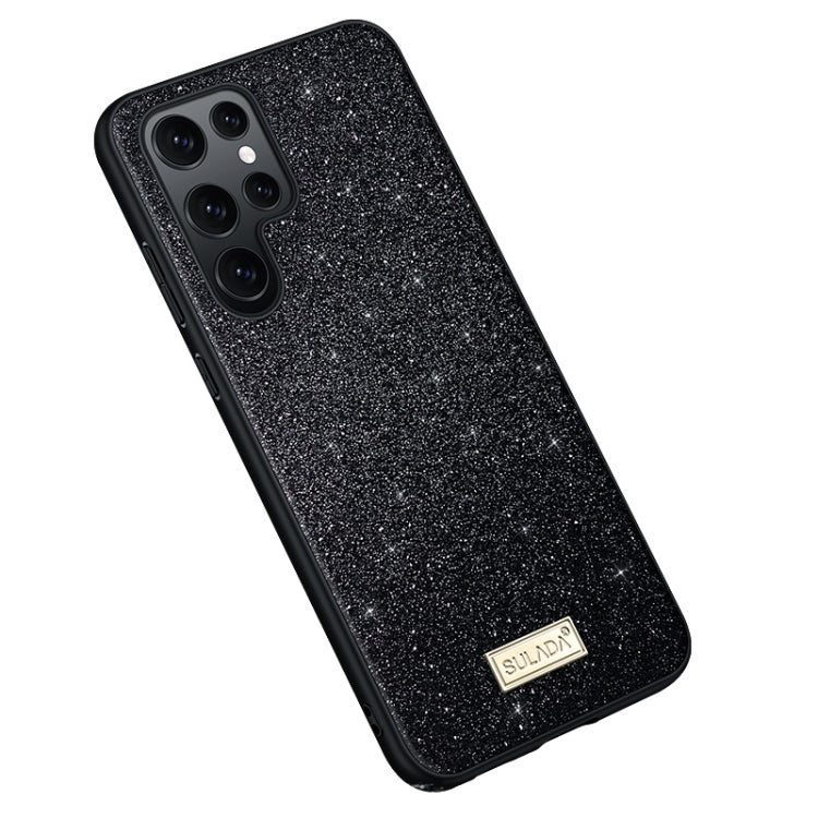 SULADA Glittery TPU Hybrid Handmade Leather Phone Case (S25 Ultra)