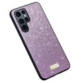 SULADA Glittery TPU Hybrid Handmade Leather Phone Case (S25 Ultra)