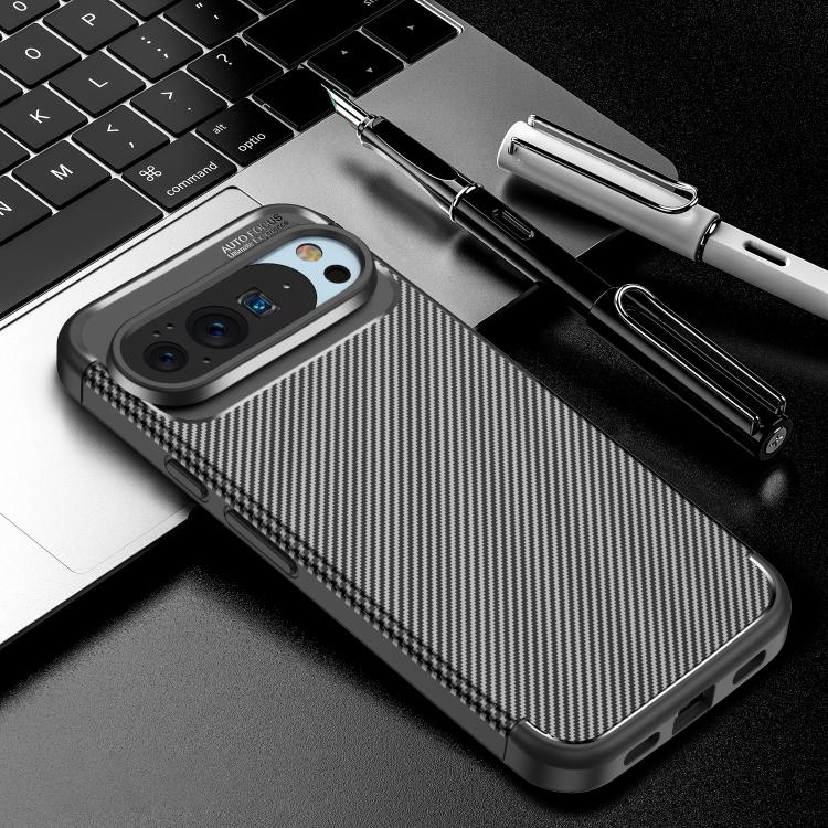 Carbon Fiber Texture Shockproof TPU Phone Case (Pixel 9a/10a)