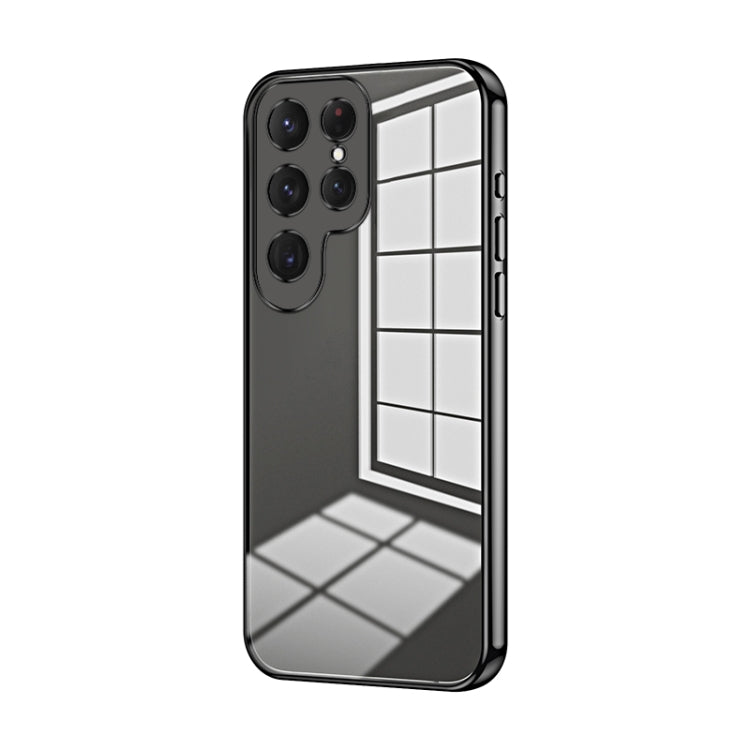 Transparent Plating Fine Hole Phone Case