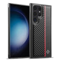 LC.IMEEKE 3 in 1 Carbon Fiber Texture Shockproof Phone Case (S26 Plus)