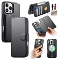 CaseNeo Finger Grip Strap MagSafe Leather Phone Case (16 Pro)