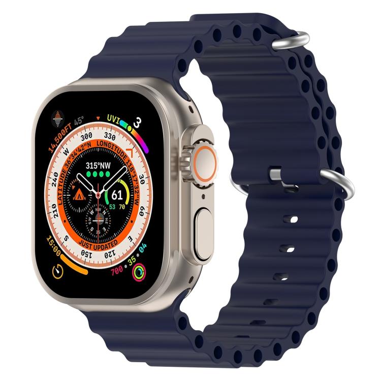 Apple Watch 46mm / 49mm / 45mm / 44mm xDfind Ocean Silicone Watch Band
