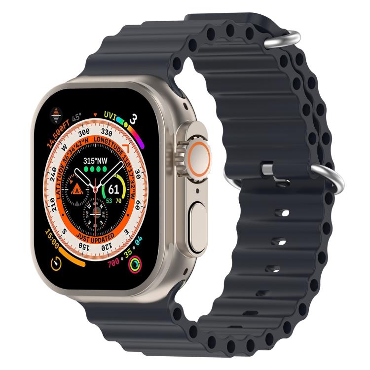 Apple Watch 46mm / 49mm / 45mm / 44mm xDfind Ocean Silicone Watch Band