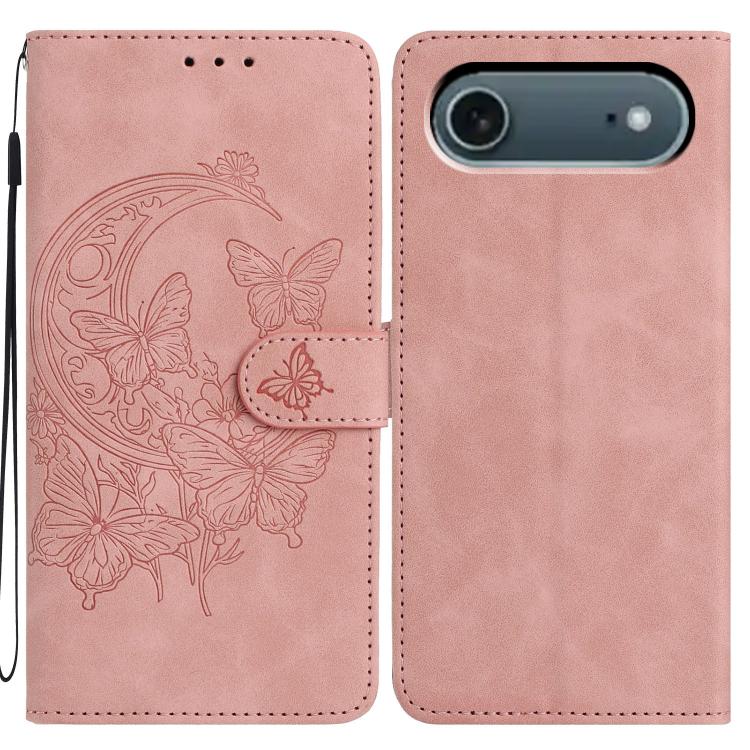 Butterfly Embossing Pattern Leather Phone Case (Air)