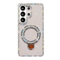 Rhinestone Glitter Kickstand Dual-side IMD Phone Case (S26)