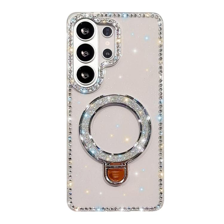 Rhinestone Glitter Kickstand Dual-side IMD Phone Case (S26)